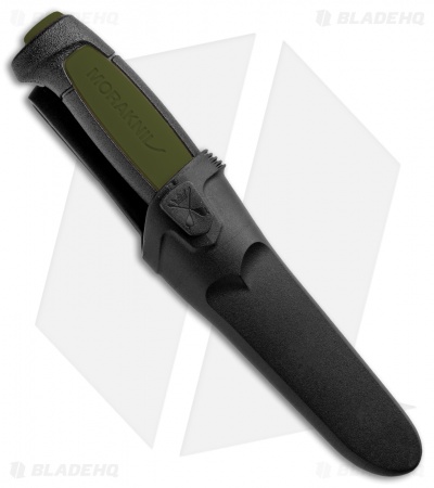 Morakniv Basic 511 Fixed Blade Knife Black/OD Green (3.5" Satin)  