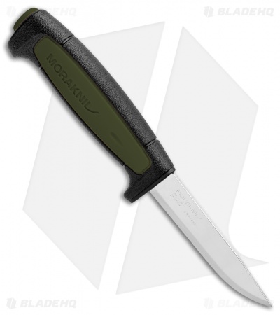 Morakniv Basic 511 Fixed Blade Knife Black/OD Green (3.5" Satin)  