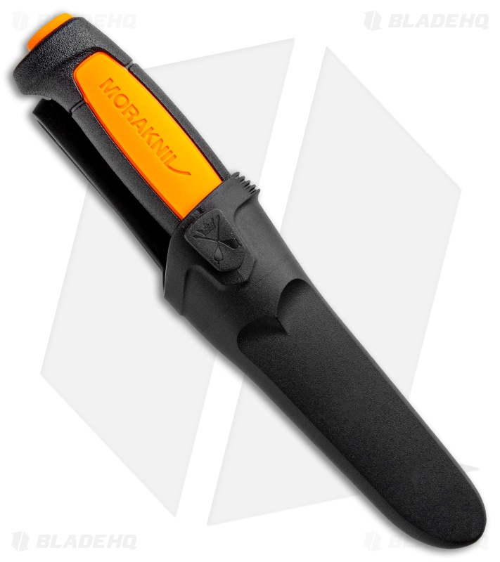 Morakniv Basic 546 Fixed Blade Knife Black/Orange (3.5" Satin)  