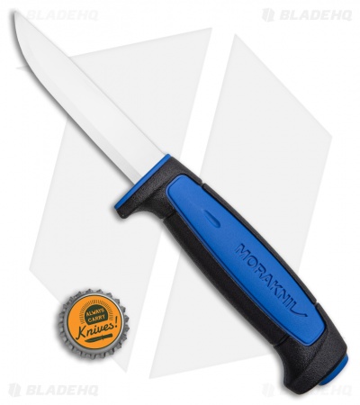 Morakniv Basic 511 Fixed Blade Knife Black/Blue (3.5" Satin)