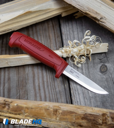 Morakniv Basic 511 Knife Red (3.625" Satin) 12147 Sweden