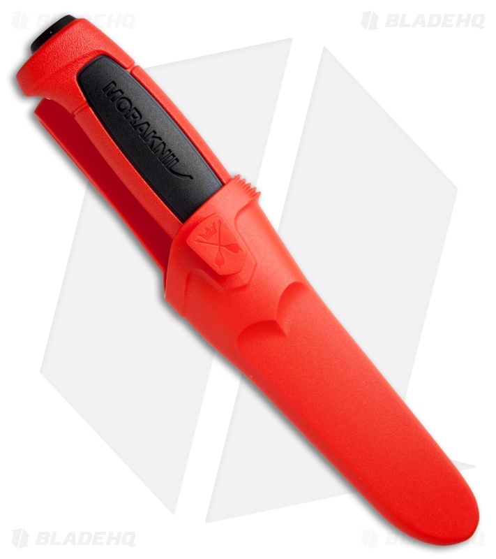 Morakniv Basic 511 Fixed Blade Knife Red/Black (3.5" Satin)