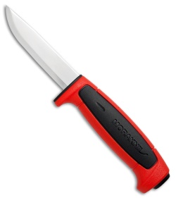 Morakniv Basic 511 Fixed Blade Knife Red/Black (3.5&quot; Satin) | 84157