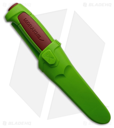 Morakniv Basic 546 Fixed Blade Knife Dala Red/Ivy Green (3.5" Satin)