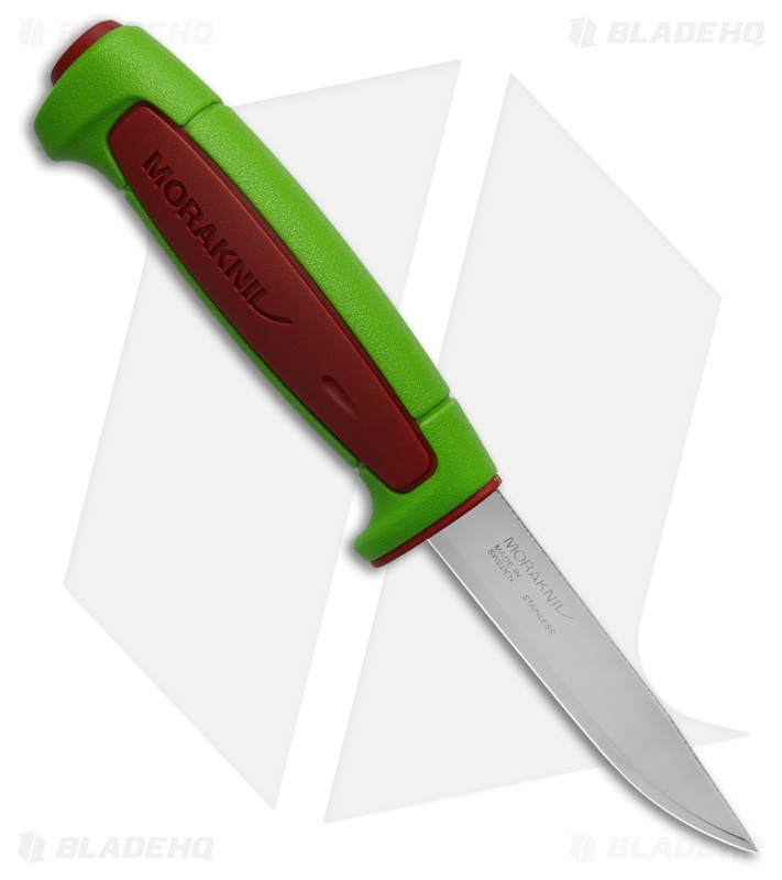 Morakniv Basic 546 Fixed Blade Knife Dala Red/Ivy Green (3.5" Satin)