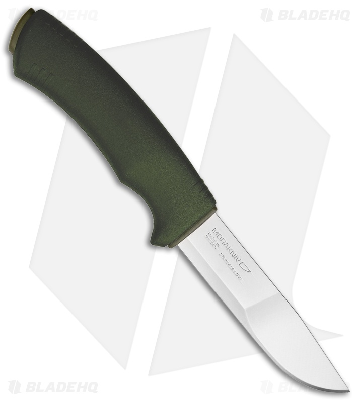 Morakniv Bushcraft Fixed Blade KnifeForest Green (4.25" Satin)