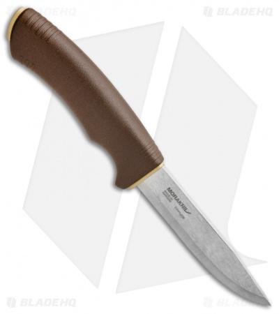 Morakniv Bushcraft Survival Fixed Blade Knife Brown (4.25" Satin)