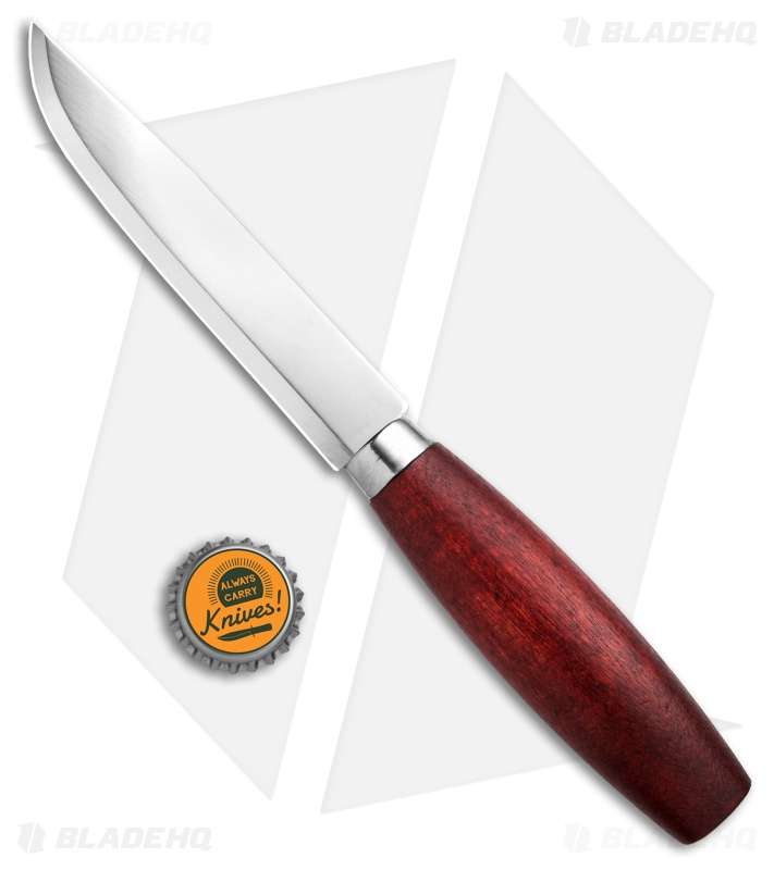 Morakniv Classic No.3 (C) Fixed Blade Knife Red Birch Wood (5" Satin)