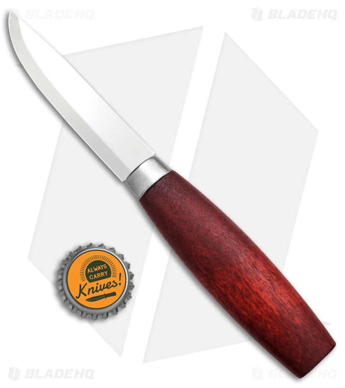 Morakniv Classic No.1 Fixed Blade Knife Red Birch Wood (3" Satin)