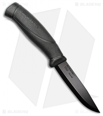 Morakniv Companion Fixed Blade Knife Black (4" Black)