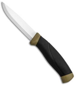 Morakniv Companion Fixed Blade Knife Black/Desert Tan (4&quot; Satin) | 92449