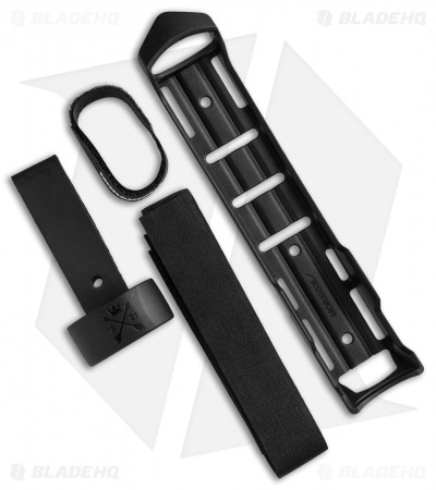 Morakniv Garberg Fixed Blade Knife Black w/ Multi-Mount Sheath (4.25" Satin)