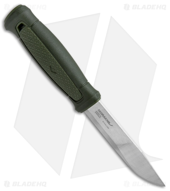 Morakniv Kansbol Fixed Blade Knife OD Green - Blade HQ