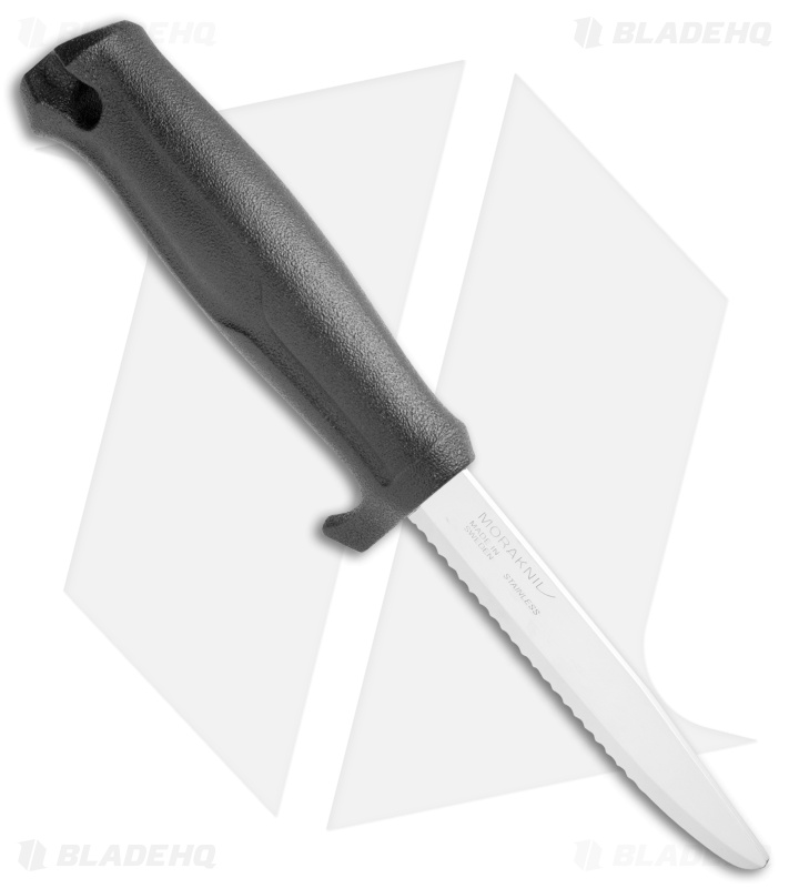 Morakniv Marine Rescue 541 Fixed Blade Knife Black (3.5" Satin)
