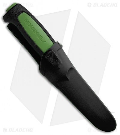 Morakniv Safe Pro C Fixed Blade Knife Black/Green (3.1" Satin)