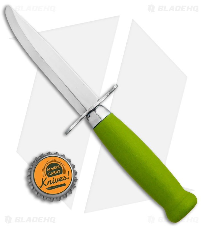 Morakniv Scout 39 Safe Fixed Blade Knife Lime Green (3.3" Satin)