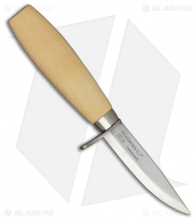 Morakniv Woodcarving Jr Fixed Blade Knife Birch Wood (3" Satin)