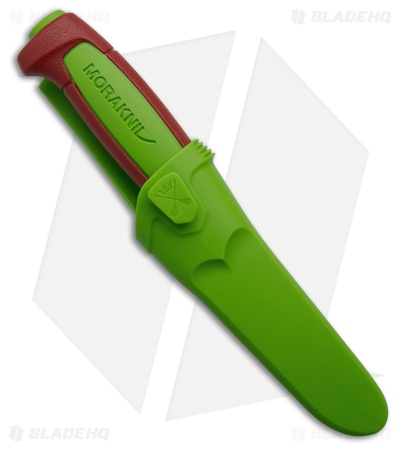 Morakniv Basic 511 Fixed Blade Knife Dala Red/Ivy Green (3.5" Satin)