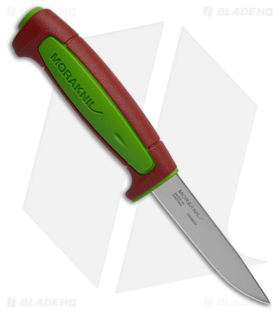 Morakniv Basic 511 Fixed Blade Knife Dala Red/Ivy Green (3.5" Satin)