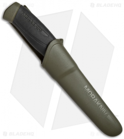 Morakniv Companion Stainless Steel Fixed Blade Knife OD Green (4" Satin)