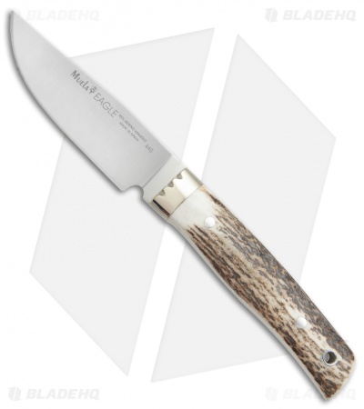 Muela Eagle Fixed Blade Knife Stag Horn (3.75" Satin)