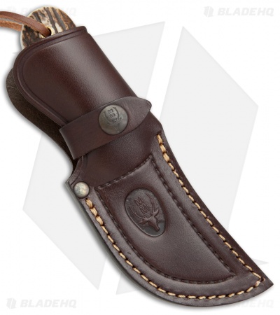 Muela Gazapo Fixed Blade Knife Stag Horn (3" Satin)
