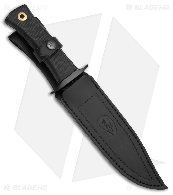 Muela Mirage Tactical Fixed Blade Knife Black (7" Black Serr)