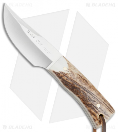 Muela Orix Fixed Blade Knife Stag Horn (3.375" Satin)