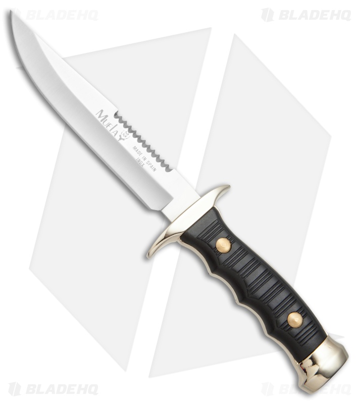 Muela Piggyback Fixed Blade Knife Set (4.6" Satin) 
