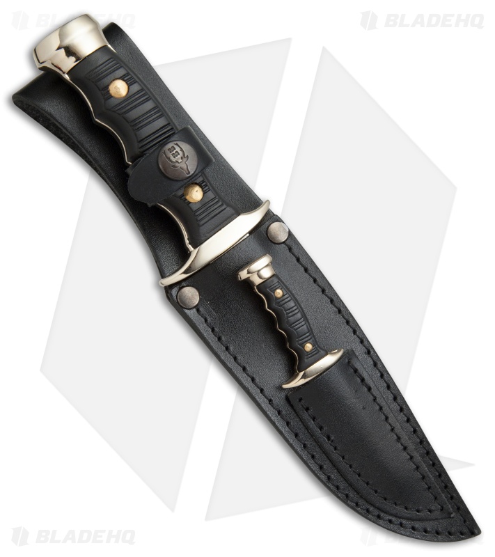 Muela Piggyback Fixed Blade Knife Set (4.6" Satin) 
