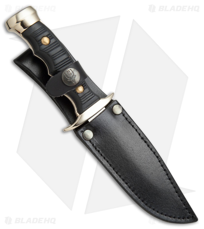 Muela Premium Bowie Fixed Blade Knife Brass (3.75" Satin)
