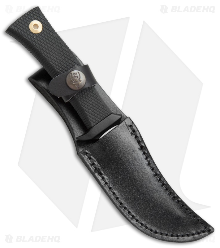 Muela Skinner Fixed Blade Knife Black (3.75" Satin)