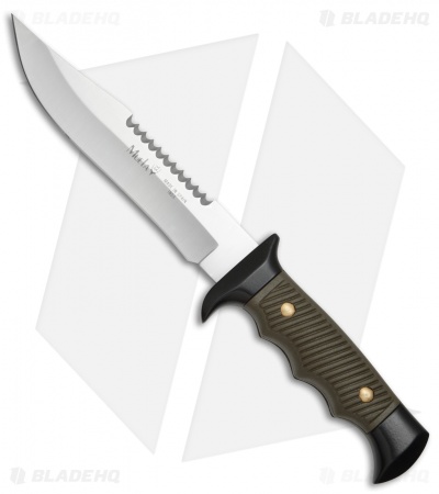 Muela Survival Fixed Blade Knife OD Green (6.25" Satin)