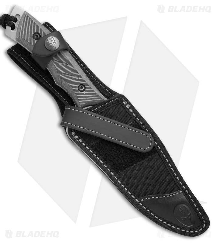 Muela Typhoon Fixed Blade Knife Black Micarta (5.75" Satin)