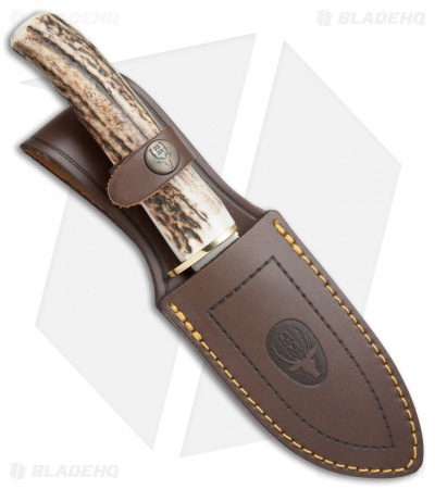 Muela Viper Fixed Blade Knife Stag Horn (4.375" Satin)