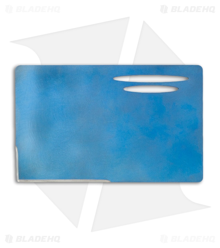 Mummert Knives CC-2 Credit Card Knife Blue Titanium