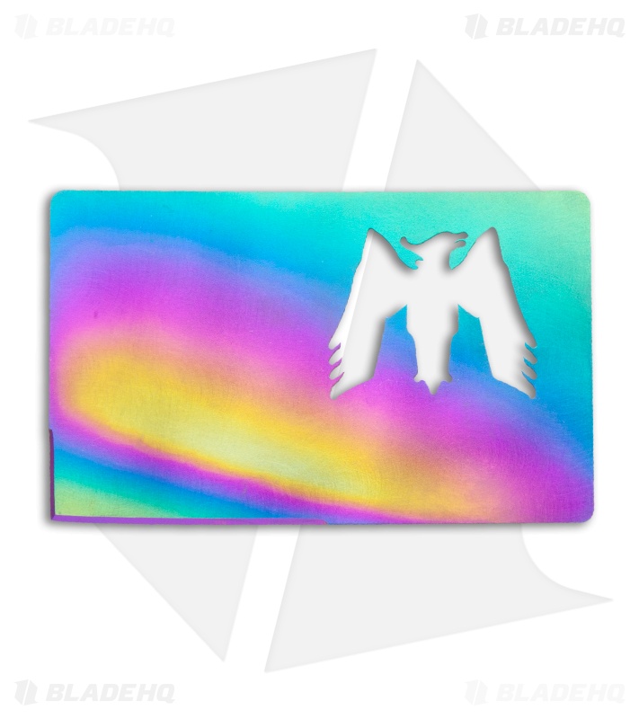 Mummert Knives CC-L Credit Card Knife Spectrum Titanium