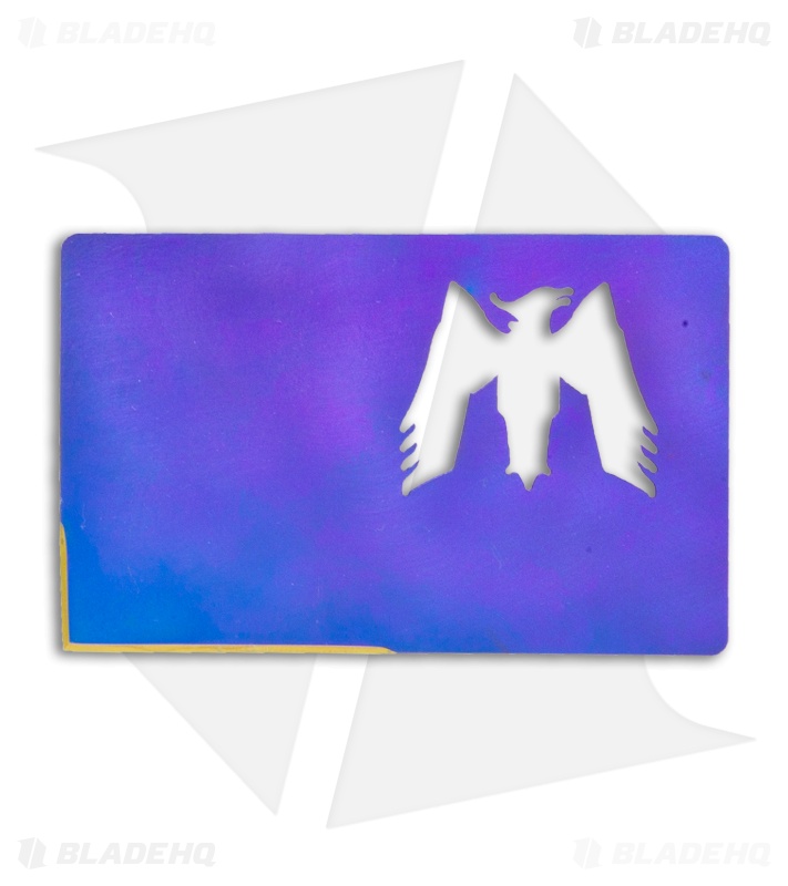 Mummert Knives CC-L Credit Card Knife Violet Sky Anodized Titanium