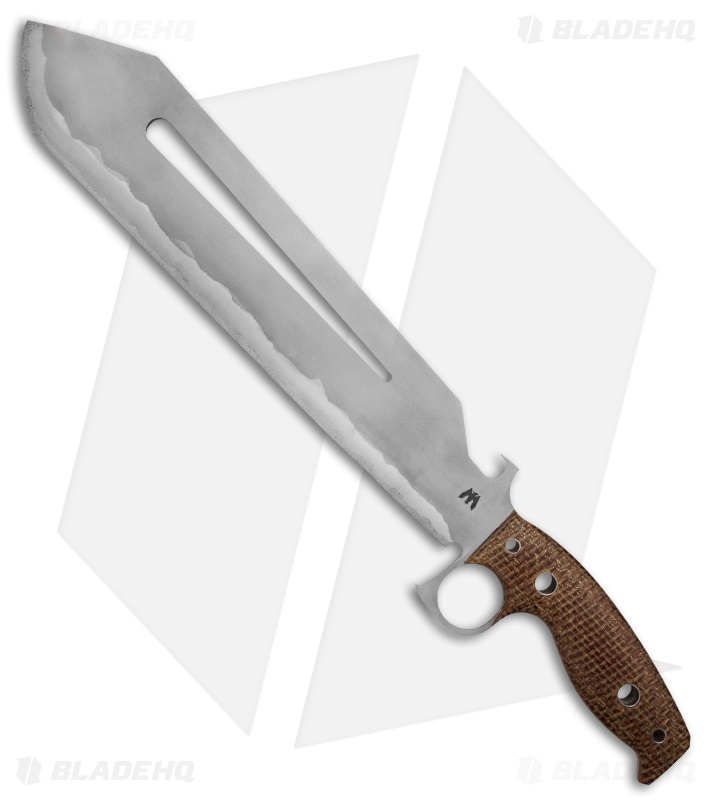 Mummert Knives Bolo Fixed Blade Knife (11.75" Titanium)