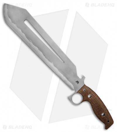Mummert Knives Bolo Fixed Blade Knife (11.75" Titanium)