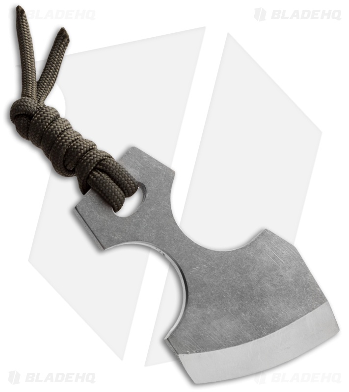 Mummert Knives SPUNK Neck Knife Titanium (1.625" Tumbled)