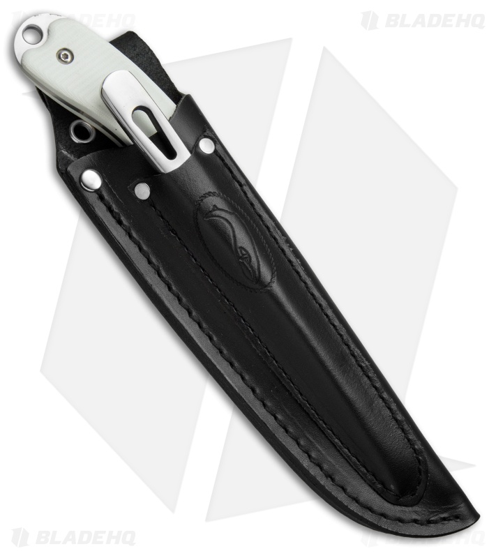 Myerchin Gen. 2 Offshore System Fixed Blade Knife White G-10 (4" Satin Serr)
