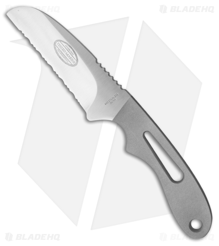 Myerchin Safety Dive Fixed Blade Knife Stainless Steel (3.5" Satin Serr)