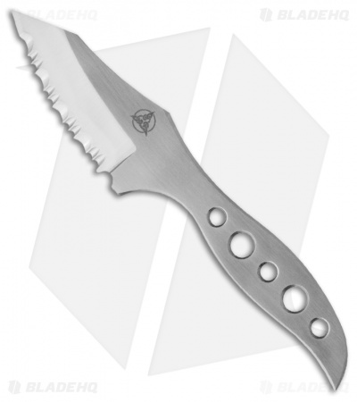 Nemesis Hellion Neck Knife Fixed Blade (1.625" Satin Serr) NK-4S