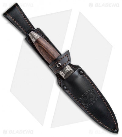 Olamic Cutlery Dagger Fixed Blade Knife Ironwood (5.375" San Mai)  