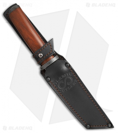 Olamic Cutlery Tanto Fixed Blade Knife Ironwood (6.25" San Mai) #4259