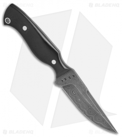 Olamic Cutlery Voykar Compact Fixed Blade Knife Micarta (4.25" Damascus) #4364