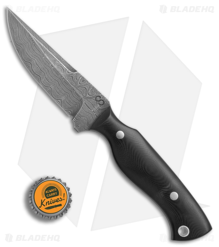 Olamic Cutlery Voykar Compact Fixed Blade Knife Micarta (4.25" Damascus) #4364