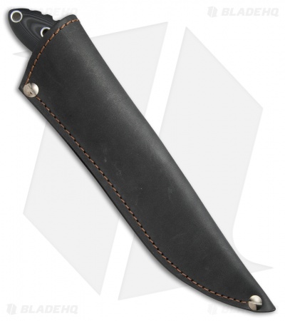 Olamic Experimental Prototype Fixed Blade Knife Black G-10 (3.75" Damascus)