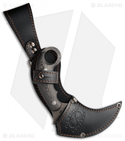 Olamic Cutlery Karambit Fixed Blade Knife (3.5" Damascus) 1562